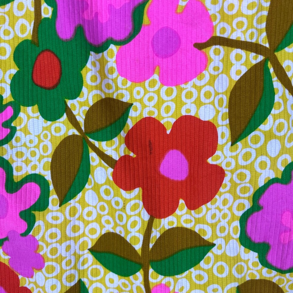 Vintage Young Hawaii Hawaiian Dress size 14 Floral Colorful Made In Hawaii - Picture 3 of 10